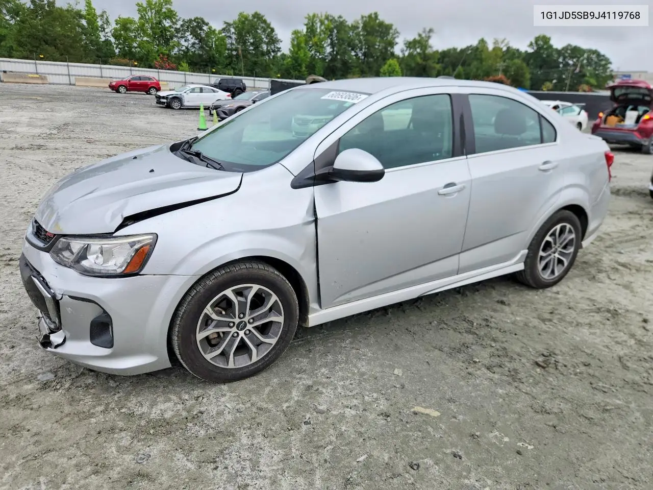 2018 Chevrolet Sonic Lt VIN: 1G1JD5SB9J4119768 Lot: 60693606