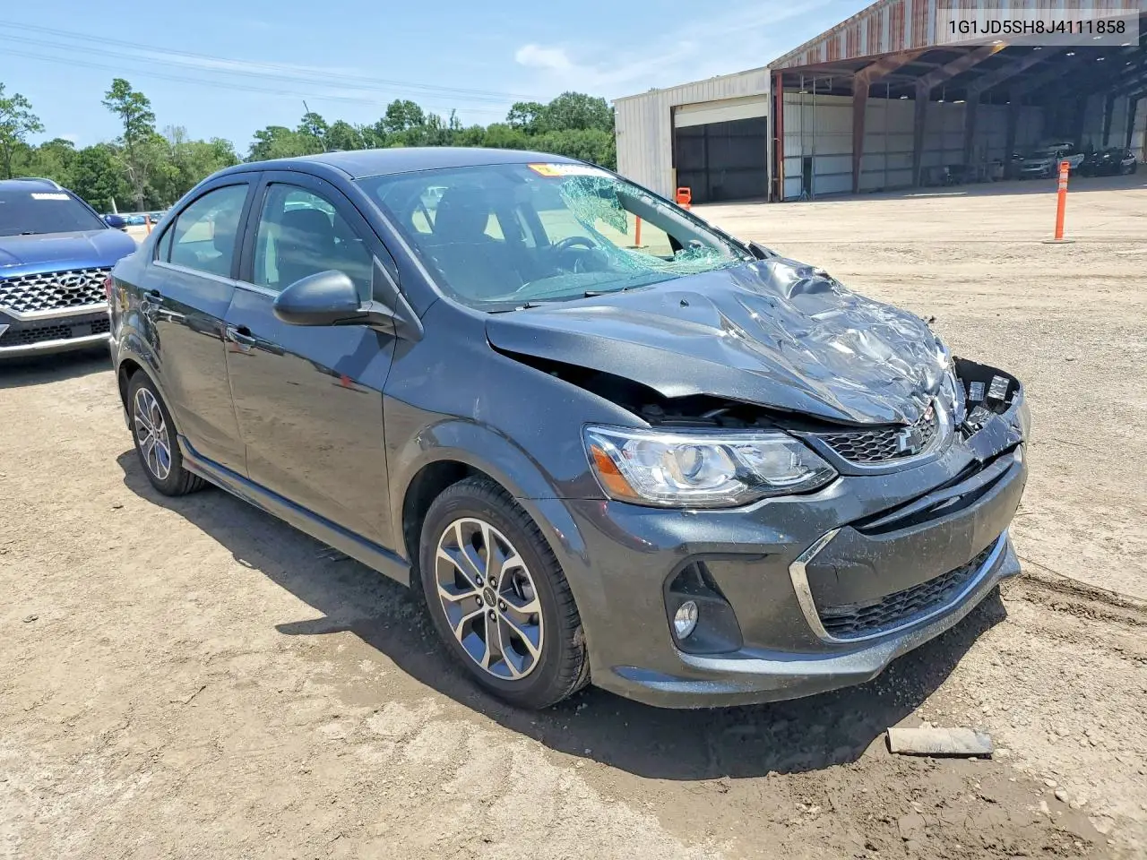 2018 Chevrolet Sonic Lt VIN: 1G1JD5SH8J4111858 Lot: 60714706