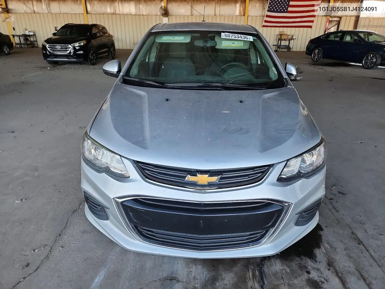 2018 Chevrolet Sonic Lt VIN: 1G1JD5SB1J4124091 Lot: 60753436