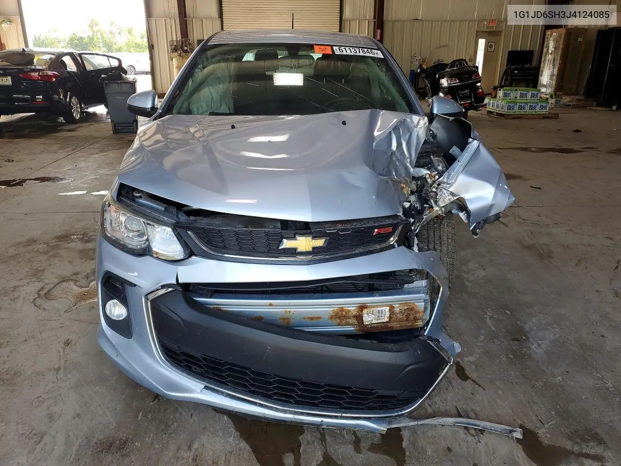 2018 Chevrolet Sonic Lt VIN: 1G1JD6SH3J4124085 Lot: 61137846