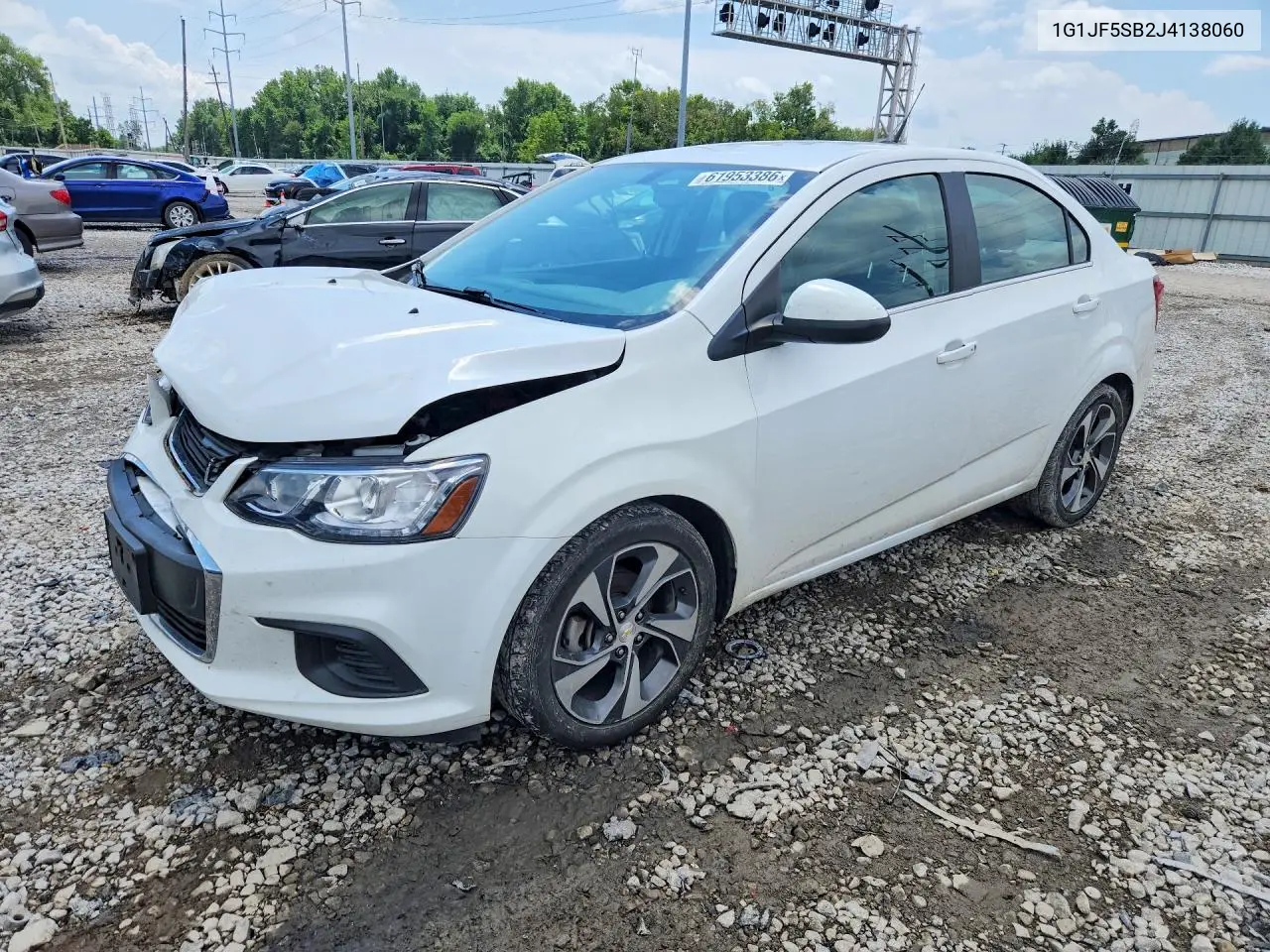 2018 Chevrolet Sonic Premier VIN: 1G1JF5SB2J4138060 Lot: 61953386