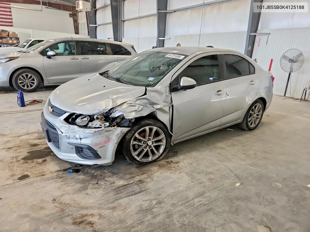 2019 Chevrolet Sonic Ls VIN: 1G1JB5SB0K4125188 Lot: 54701696
