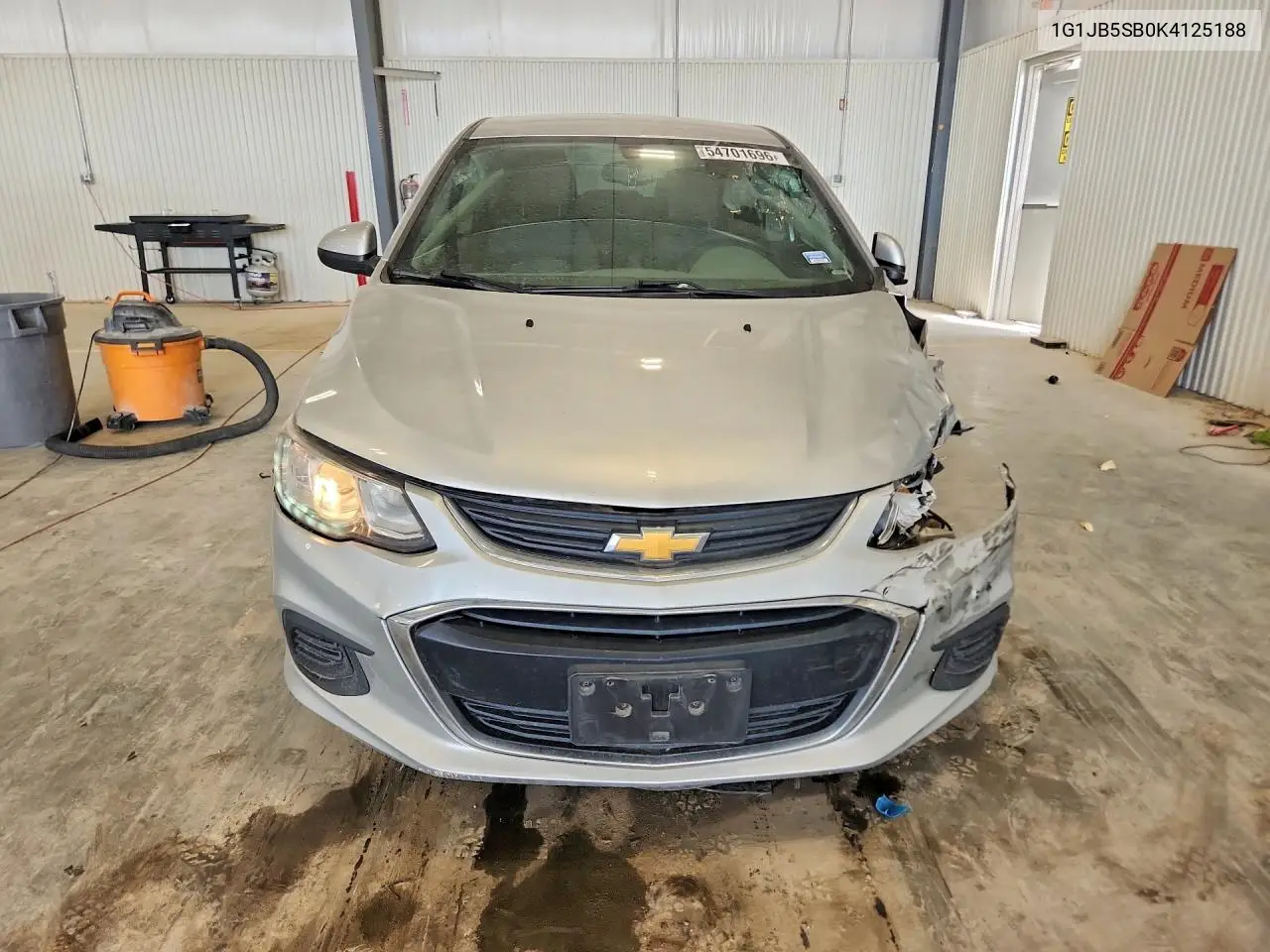 2019 Chevrolet Sonic Ls VIN: 1G1JB5SB0K4125188 Lot: 54701696