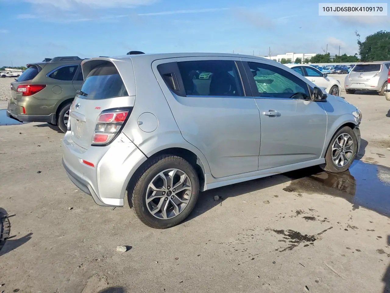 2019 Chevrolet Sonic Lt VIN: 1G1JD6SB0K4109170 Lot: 55431436