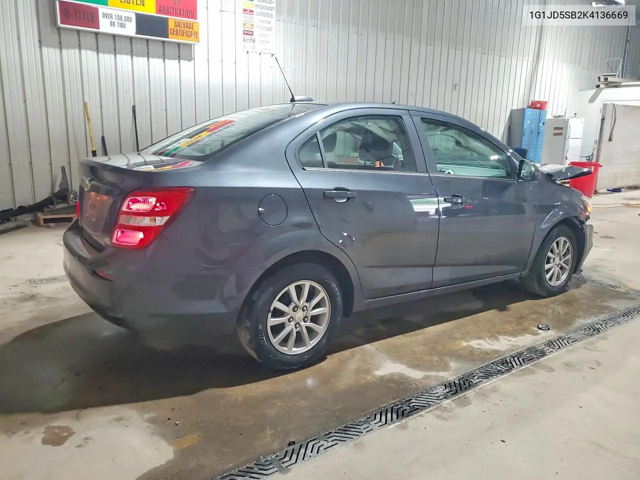2019 Chevrolet Sonic Lt VIN: 1G1JD5SB2K4136669 Lot: 56512896