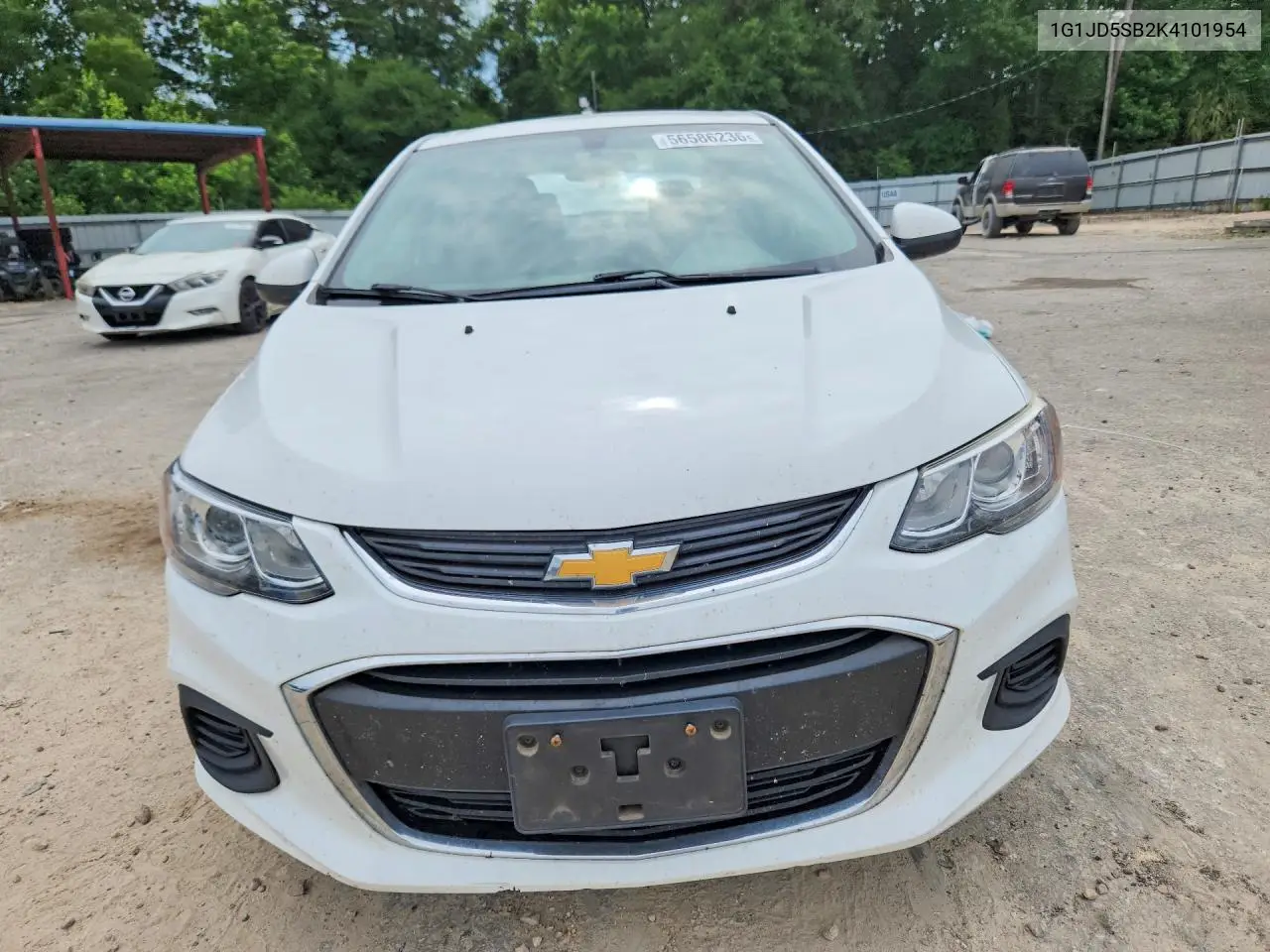 2019 Chevrolet Sonic Lt VIN: 1G1JD5SB2K4101954 Lot: 56586236