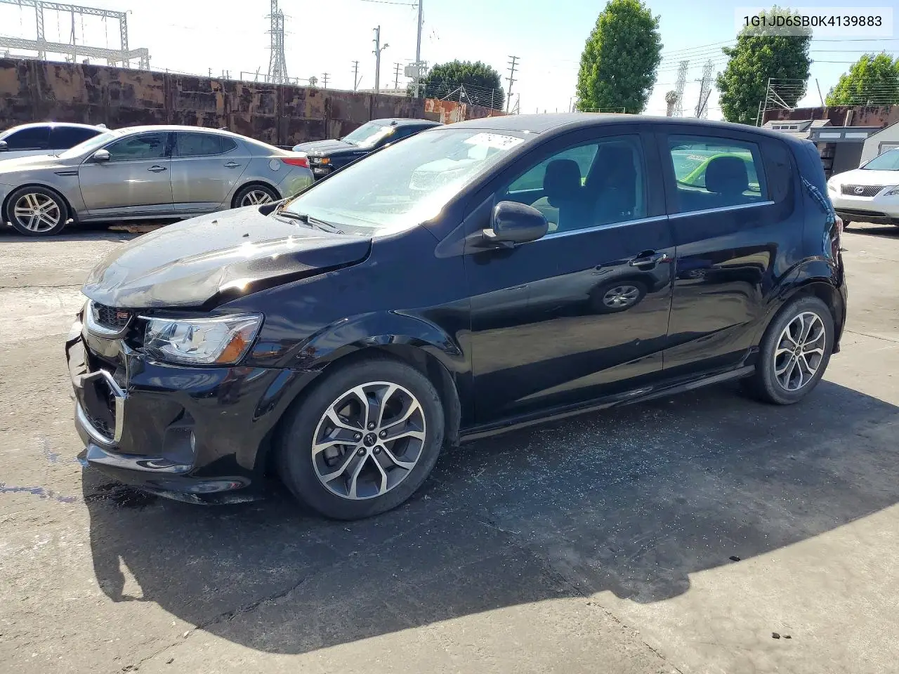 2019 Chevrolet Sonic Lt VIN: 1G1JD6SB0K4139883 Lot: 57647796