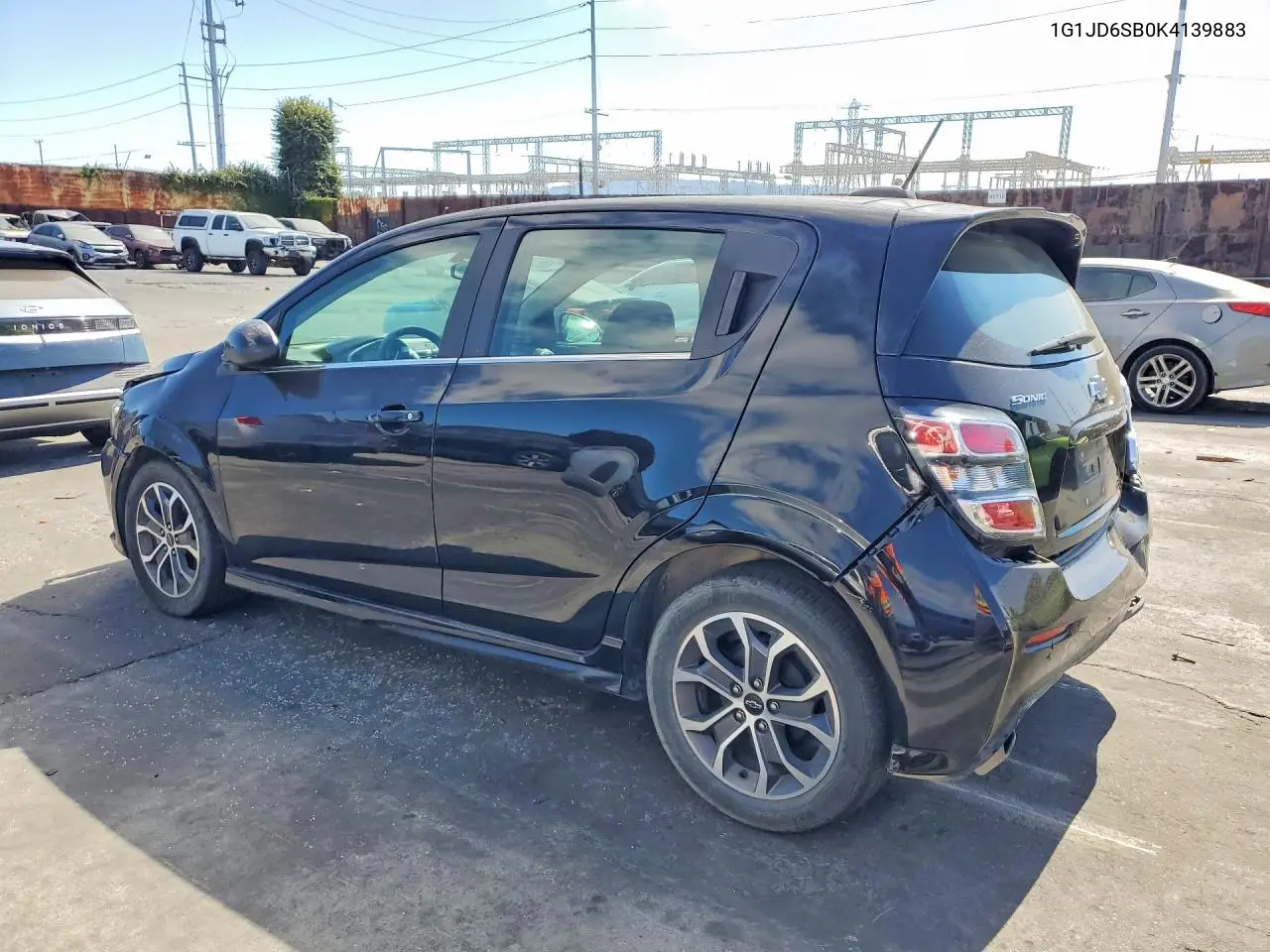 2019 Chevrolet Sonic Lt VIN: 1G1JD6SB0K4139883 Lot: 57647796