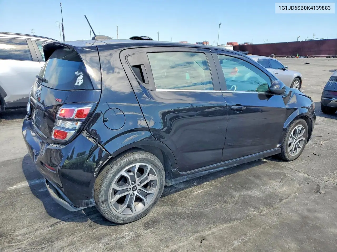 2019 Chevrolet Sonic Lt VIN: 1G1JD6SB0K4139883 Lot: 57647796