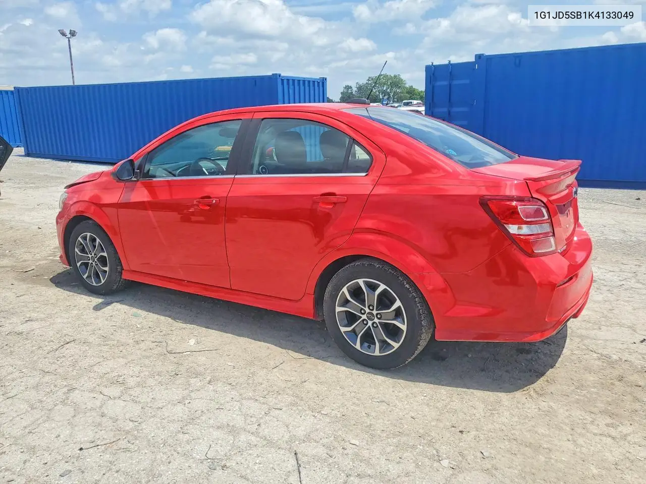 2019 Chevrolet Sonic Lt VIN: 1G1JD5SB1K4133049 Lot: 59063306