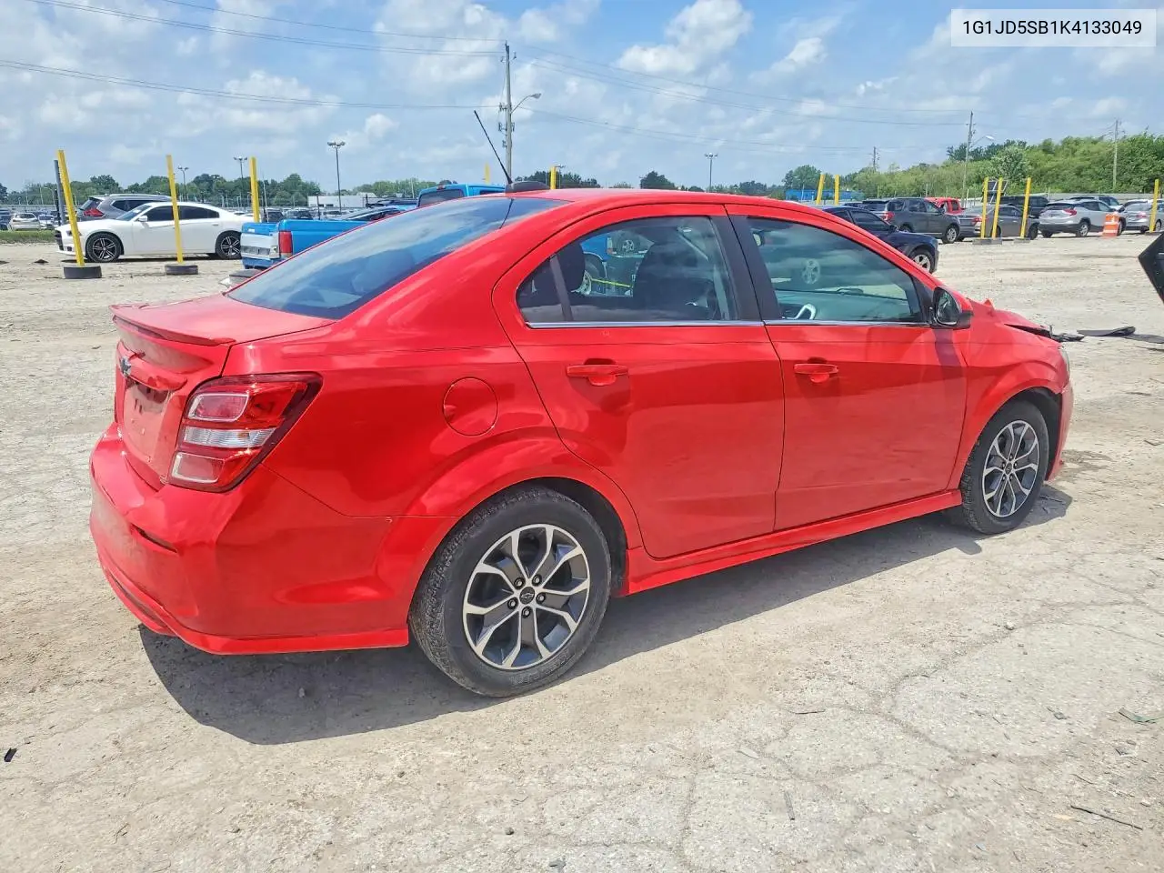 2019 Chevrolet Sonic Lt VIN: 1G1JD5SB1K4133049 Lot: 59063306