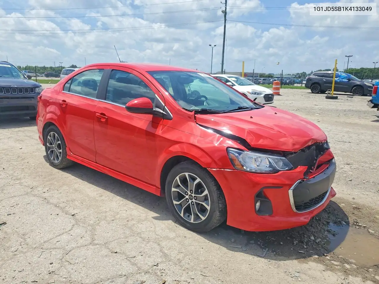2019 Chevrolet Sonic Lt VIN: 1G1JD5SB1K4133049 Lot: 59063306
