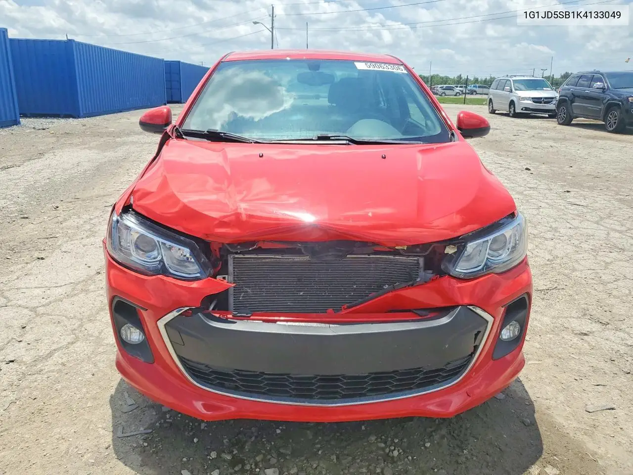2019 Chevrolet Sonic Lt VIN: 1G1JD5SB1K4133049 Lot: 59063306