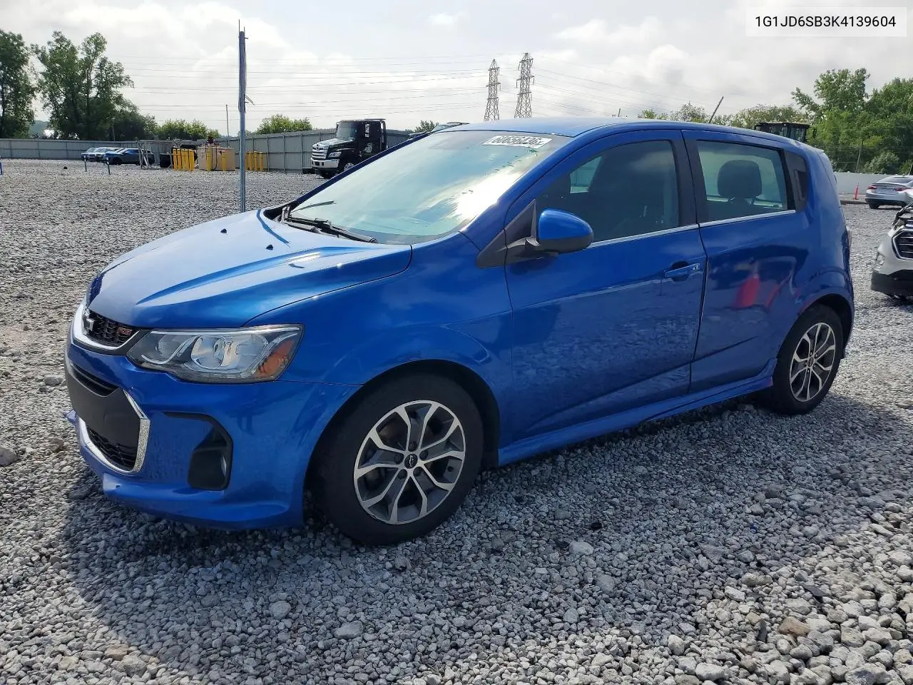 2019 Chevrolet Sonic Lt VIN: 1G1JD6SB3K4139604 Lot: 60656436
