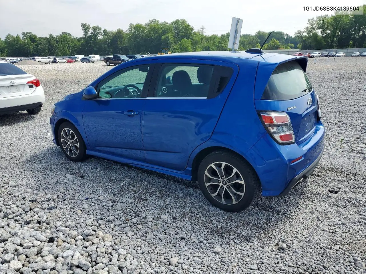 2019 Chevrolet Sonic Lt VIN: 1G1JD6SB3K4139604 Lot: 60656436