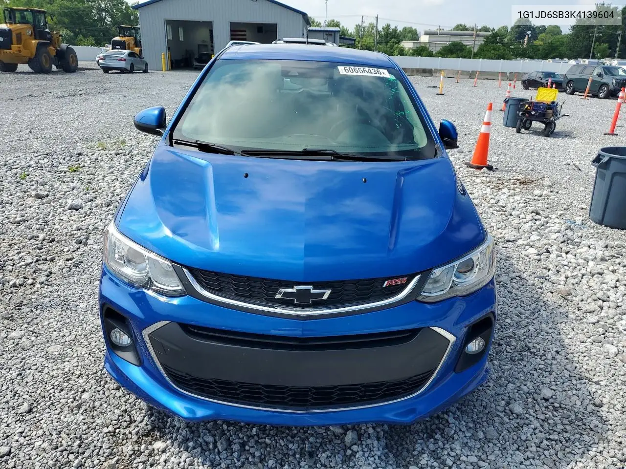 2019 Chevrolet Sonic Lt VIN: 1G1JD6SB3K4139604 Lot: 60656436