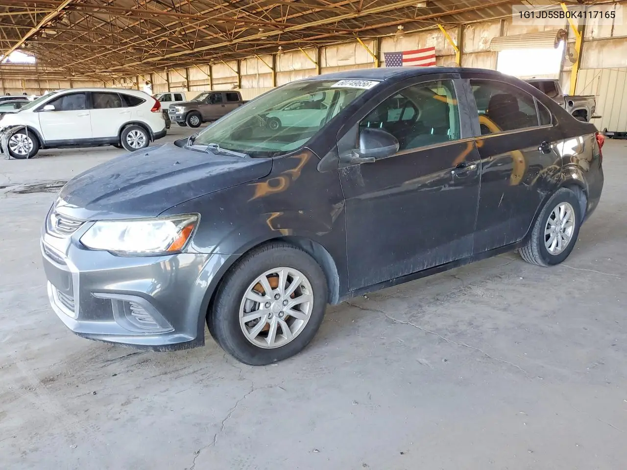 2019 Chevrolet Sonic Lt VIN: 1G1JD5SB0K4117165 Lot: 60749656