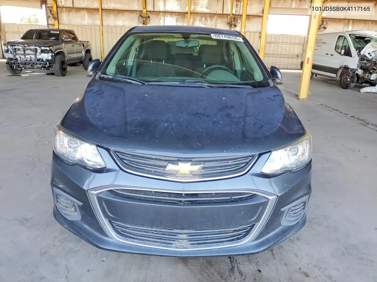 2019 Chevrolet Sonic Lt VIN: 1G1JD5SB0K4117165 Lot: 60749656