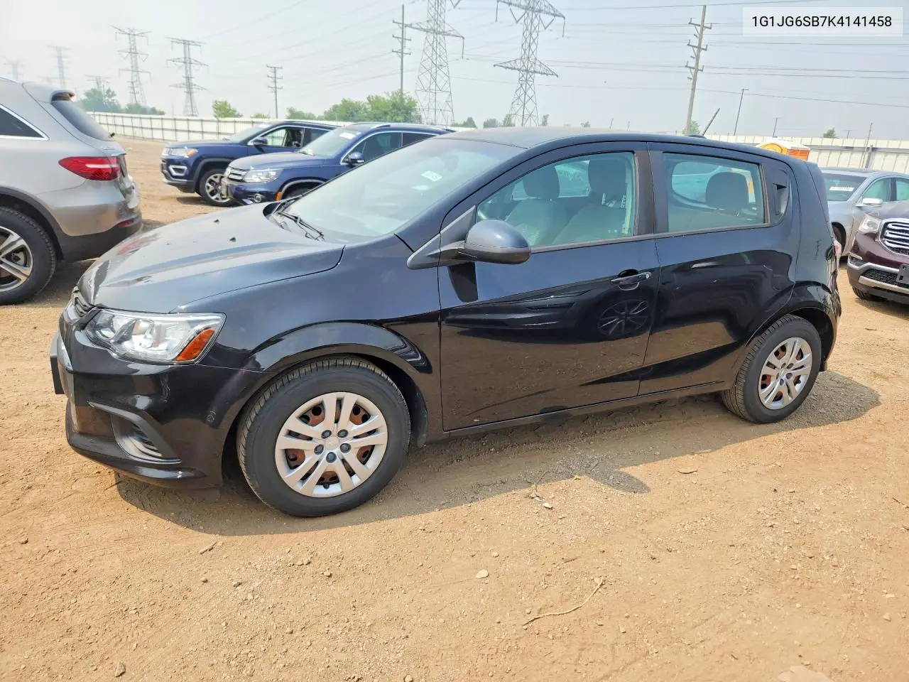 2019 Chevrolet Sonic VIN: 1G1JG6SB7K4141458 Lot: 61066736