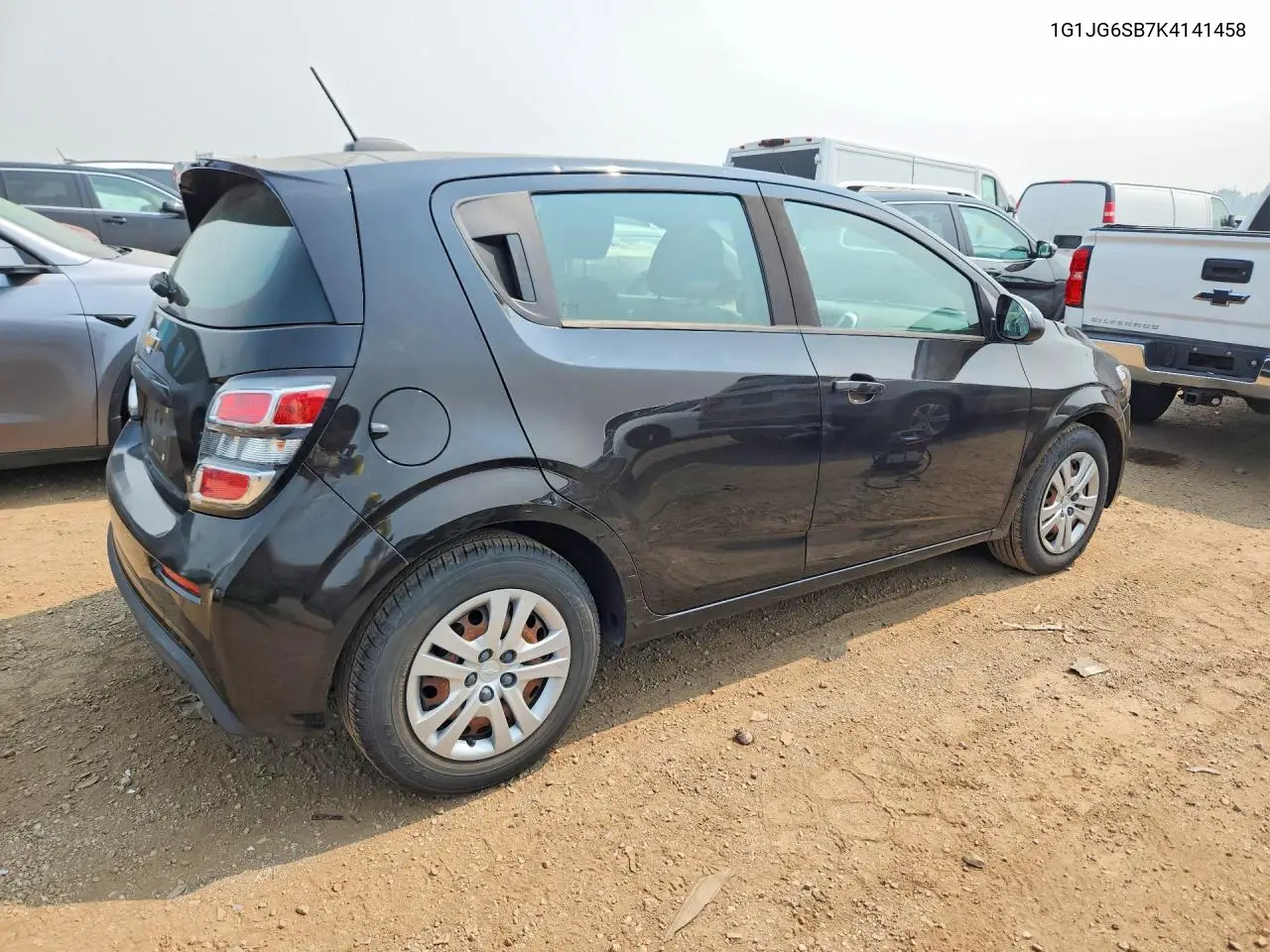 2019 Chevrolet Sonic VIN: 1G1JG6SB7K4141458 Lot: 61066736