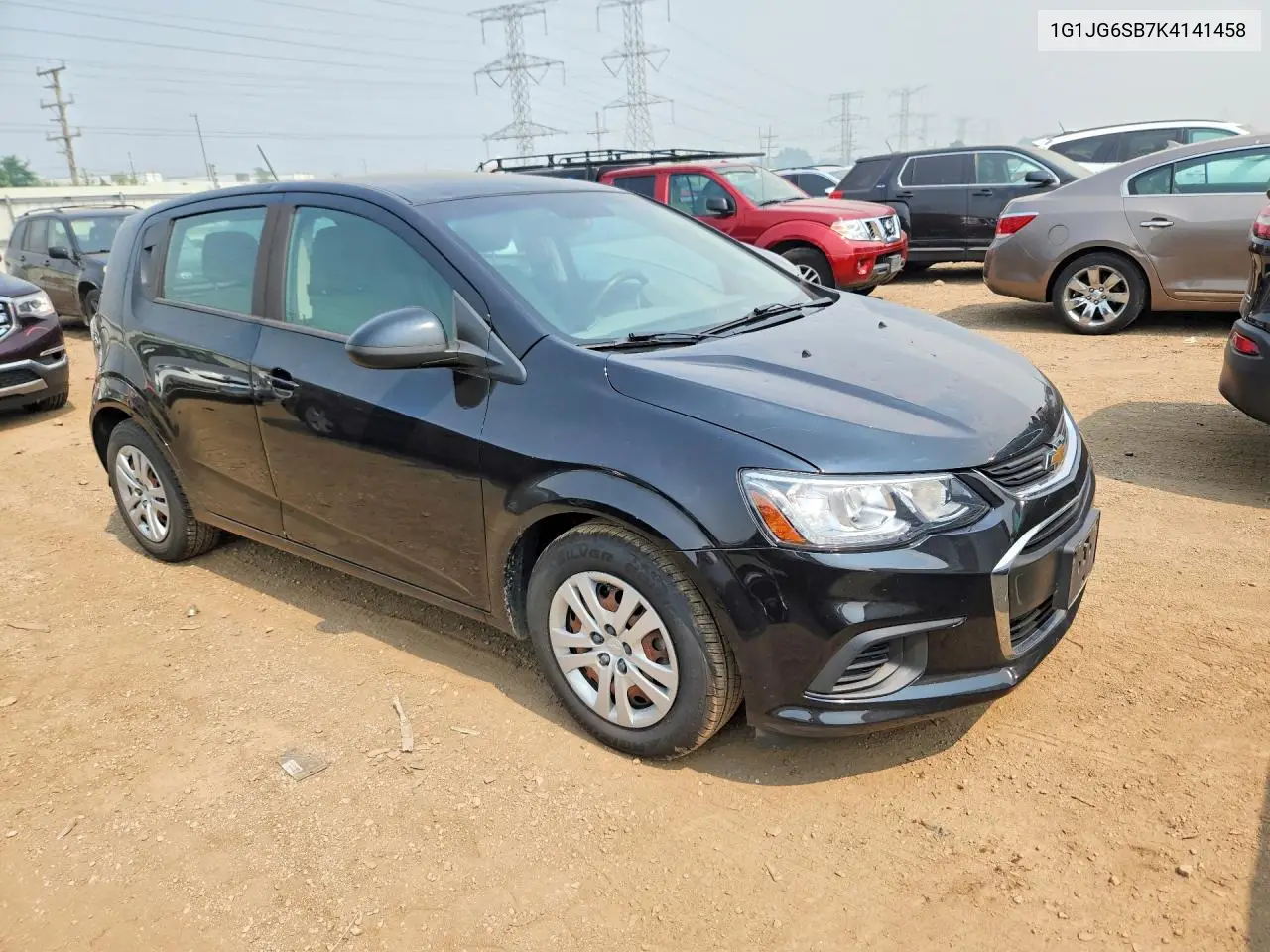 2019 Chevrolet Sonic VIN: 1G1JG6SB7K4141458 Lot: 61066736