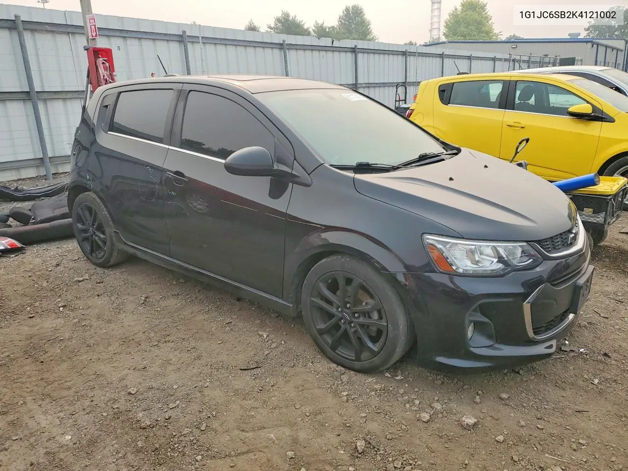 2019 Chevrolet Sonic Lt VIN: 1G1JC6SB2K4121002 Lot: 61117316