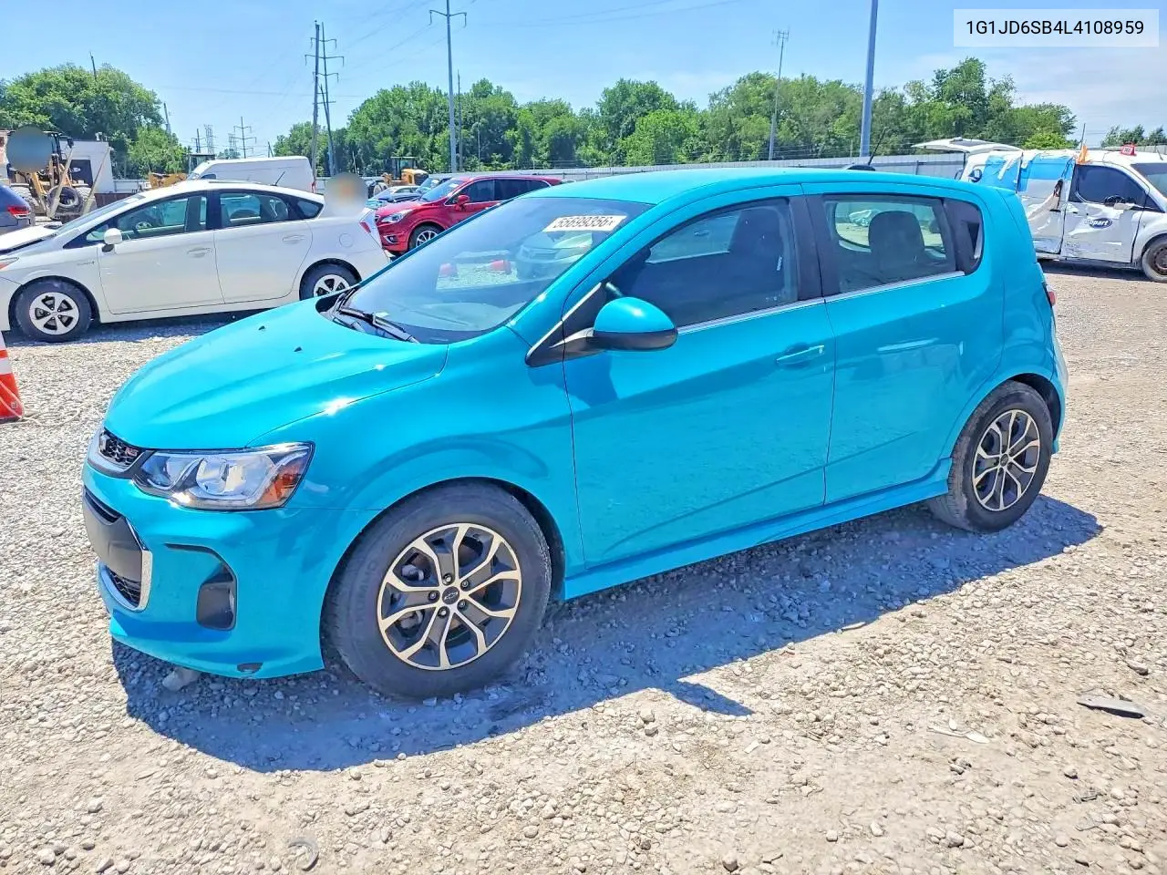 2020 Chevrolet Sonic Lt VIN: 1G1JD6SB4L4108959 Lot: 55699356