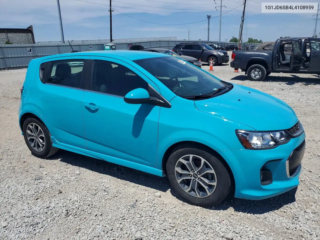 2020 Chevrolet Sonic Lt VIN: 1G1JD6SB4L4108959 Lot: 55699356