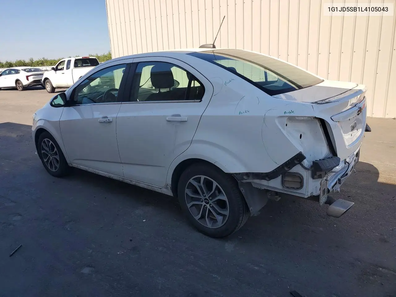 2020 Chevrolet Sonic Lt VIN: 1G1JD5SB1L4105043 Lot: 56547916