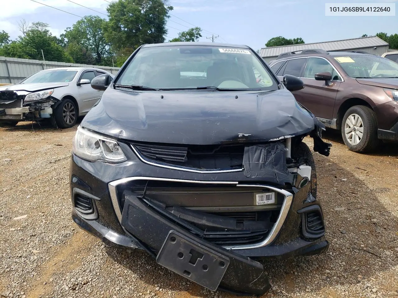 2020 Chevrolet Sonic VIN: 1G1JG6SB9L4122640 Lot: 56666826