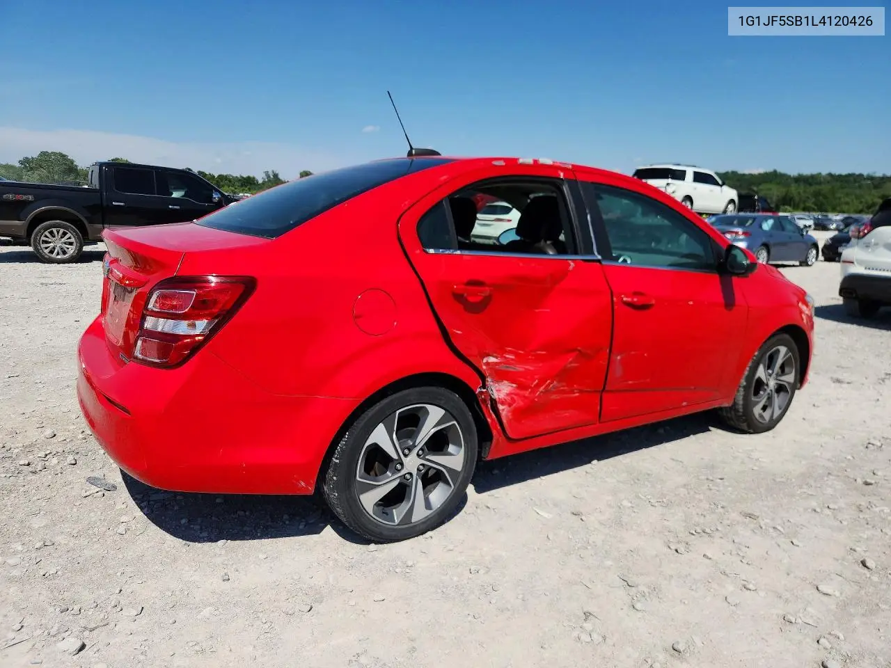 2020 Chevrolet Sonic Premier VIN: 1G1JF5SB1L4120426 Lot: 57220176