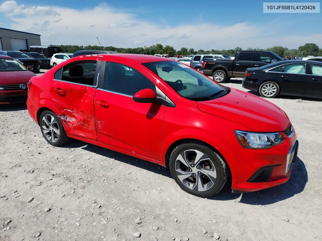 2020 Chevrolet Sonic Premier VIN: 1G1JF5SB1L4120426 Lot: 57220176