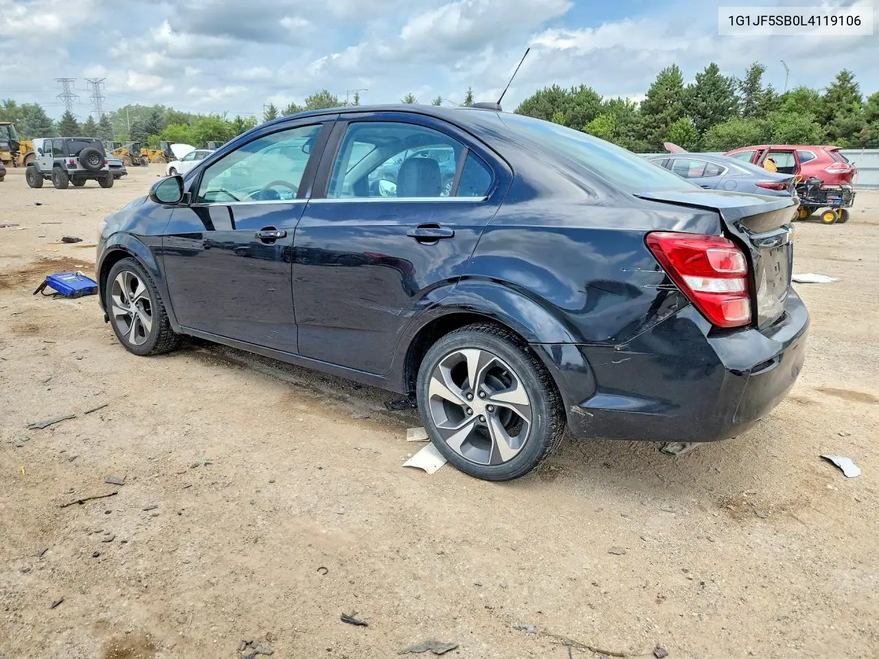 2020 Chevrolet Sonic Premier VIN: 1G1JF5SB0L4119106 Lot: 57579386