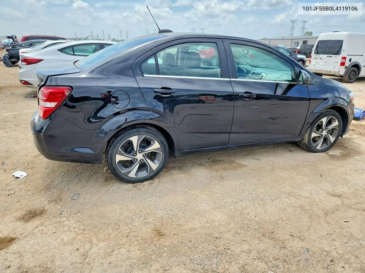 2020 Chevrolet Sonic Premier VIN: 1G1JF5SB0L4119106 Lot: 57579386