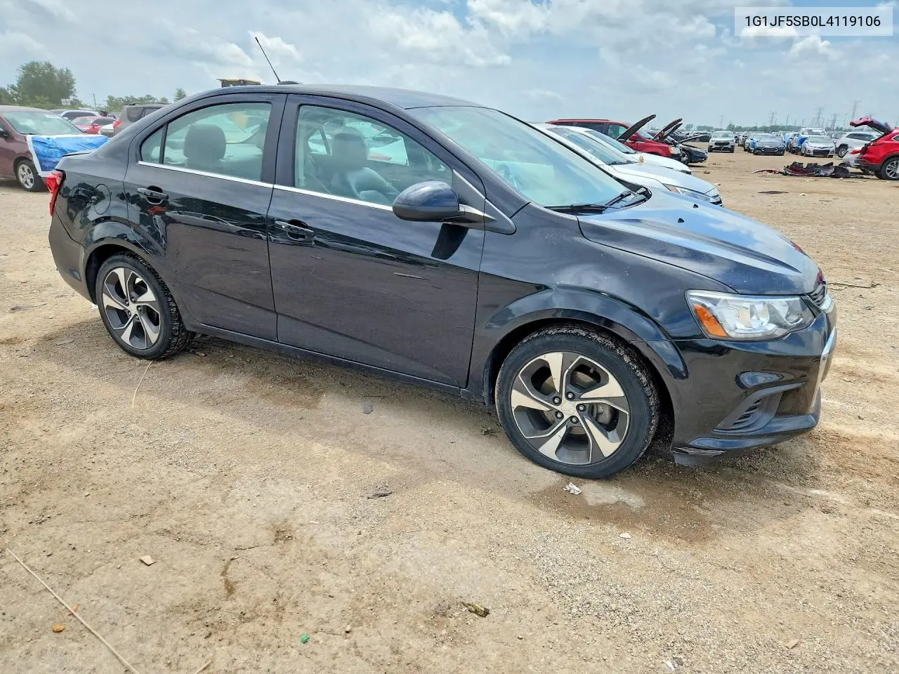 2020 Chevrolet Sonic Premier VIN: 1G1JF5SB0L4119106 Lot: 57579386