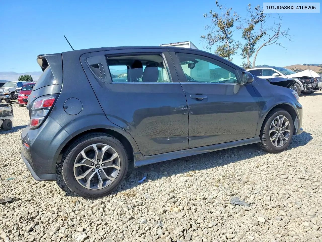 2020 Chevrolet Sonic Lt VIN: 1G1JD6SBXL4108206 Lot: 58782496