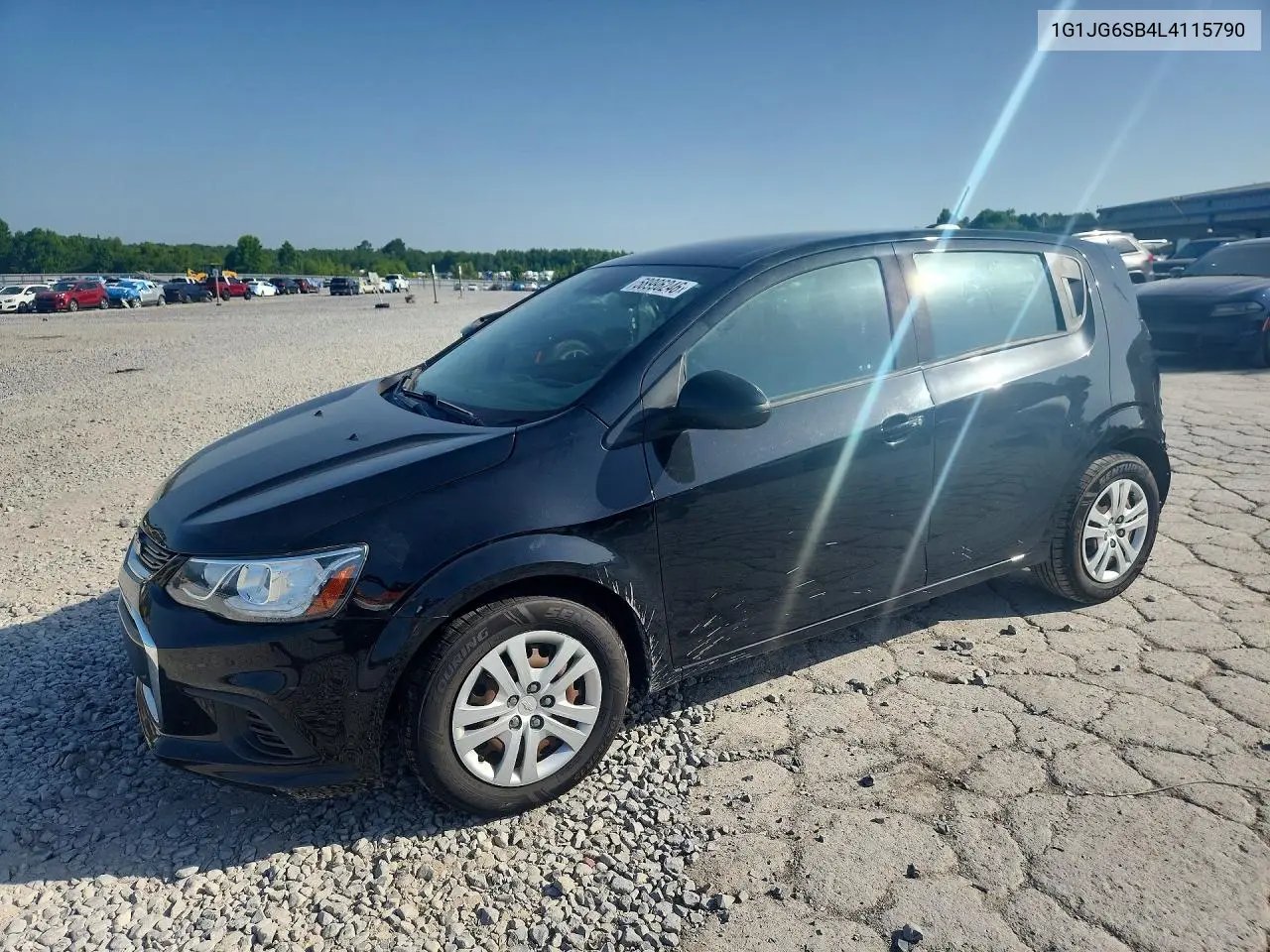 2020 Chevrolet Sonic VIN: 1G1JG6SB4L4115790 Lot: 58996246
