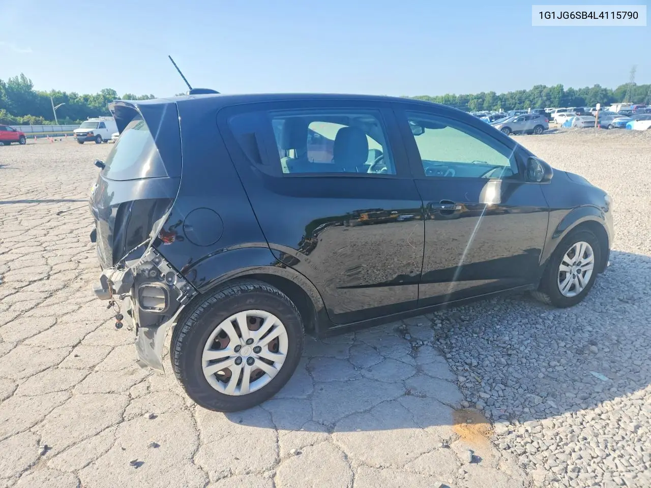 2020 Chevrolet Sonic VIN: 1G1JG6SB4L4115790 Lot: 58996246