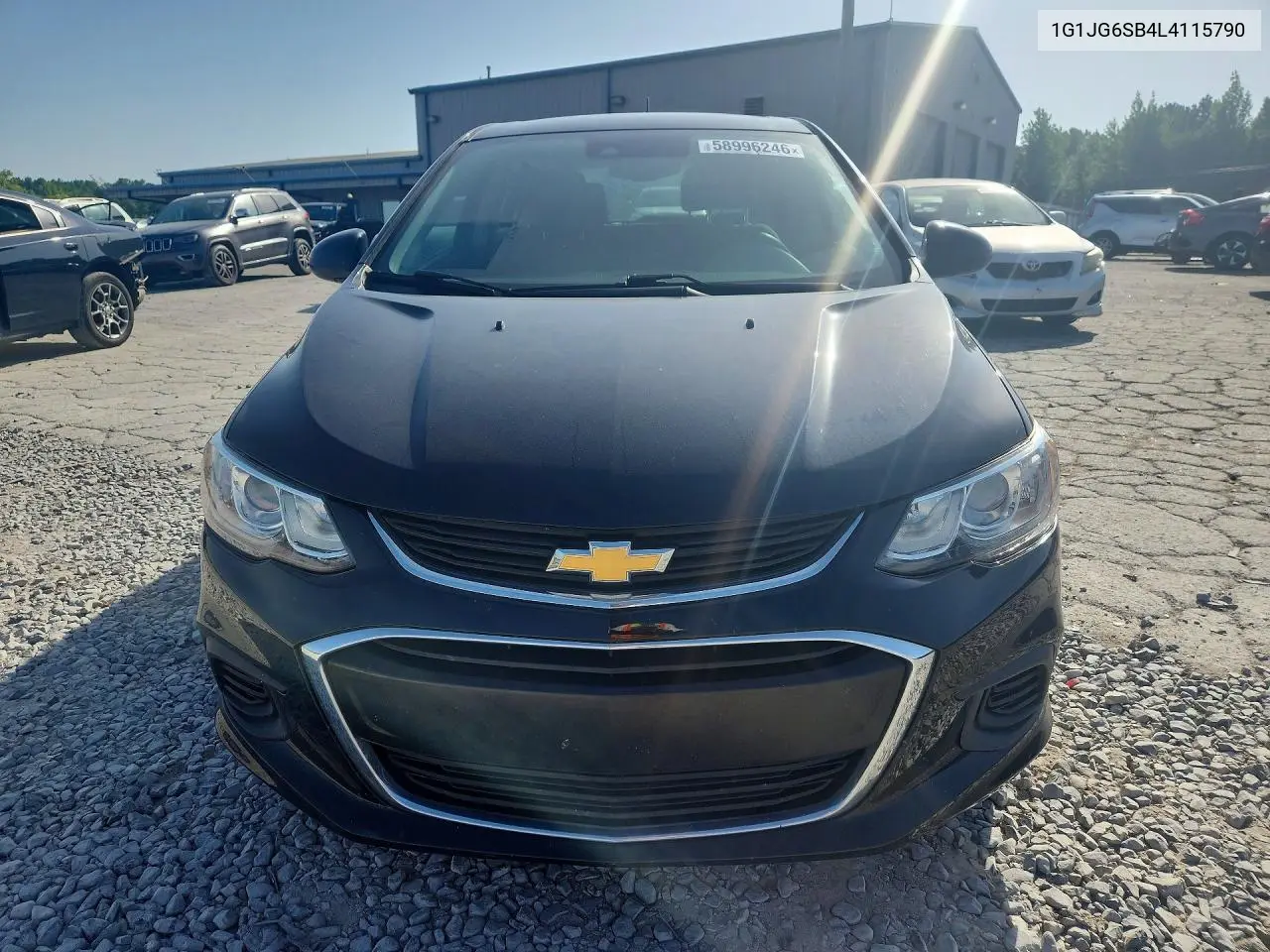 2020 Chevrolet Sonic VIN: 1G1JG6SB4L4115790 Lot: 58996246
