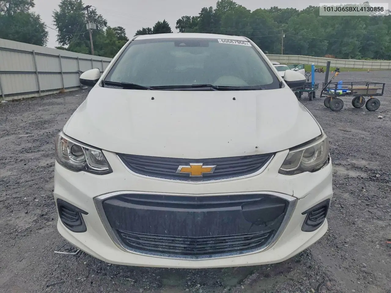 2020 Chevrolet Sonic VIN: 1G1JG6SBXL4130858 Lot: 60687966