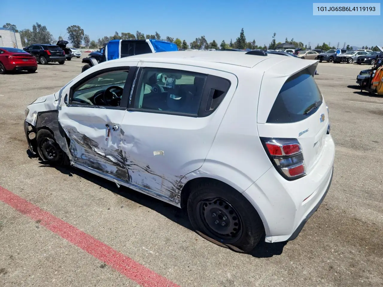 2020 Chevrolet Sonic VIN: 1G1JG6SB6L4119193 Lot: 60697966