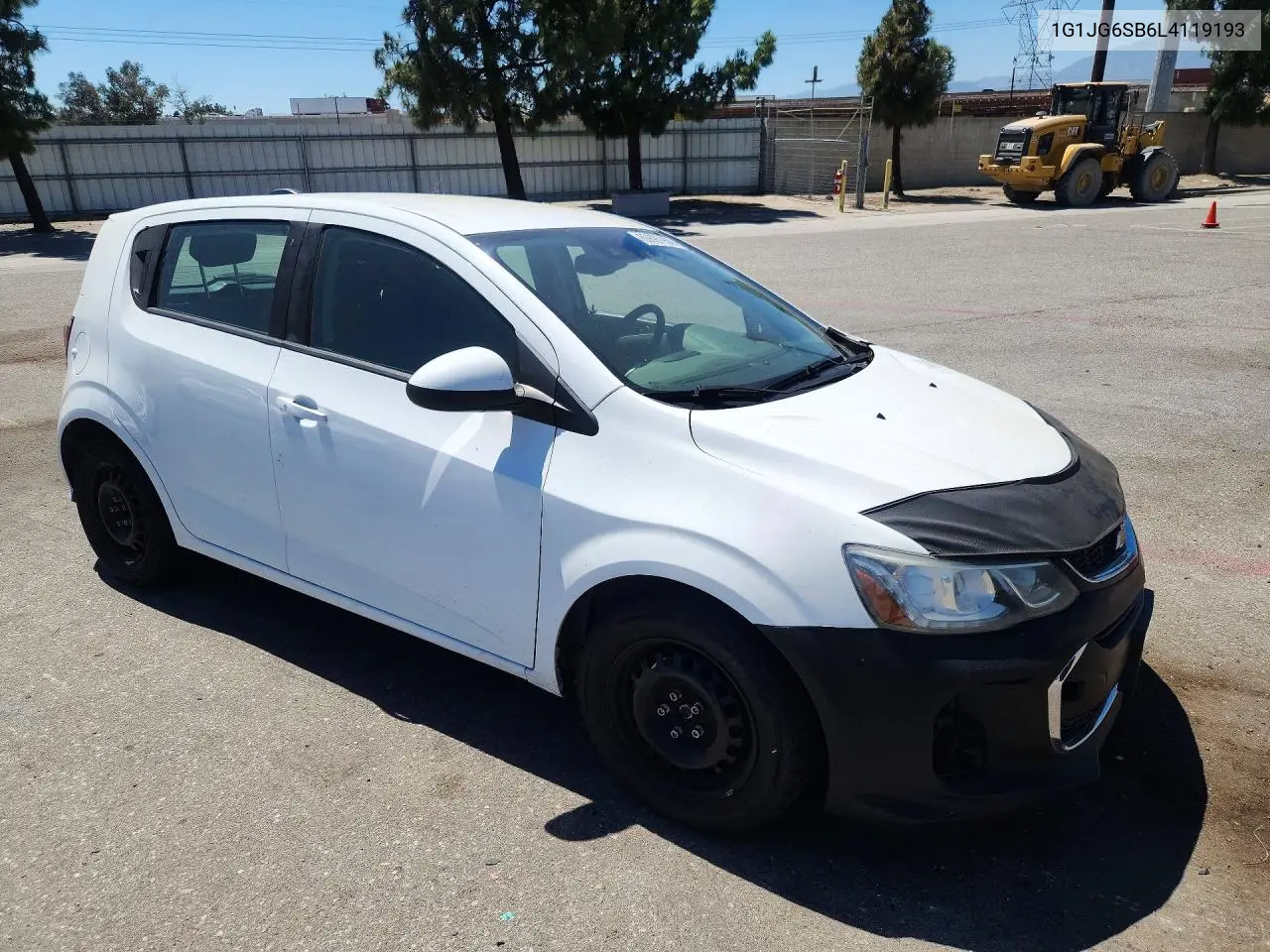 2020 Chevrolet Sonic VIN: 1G1JG6SB6L4119193 Lot: 60697966