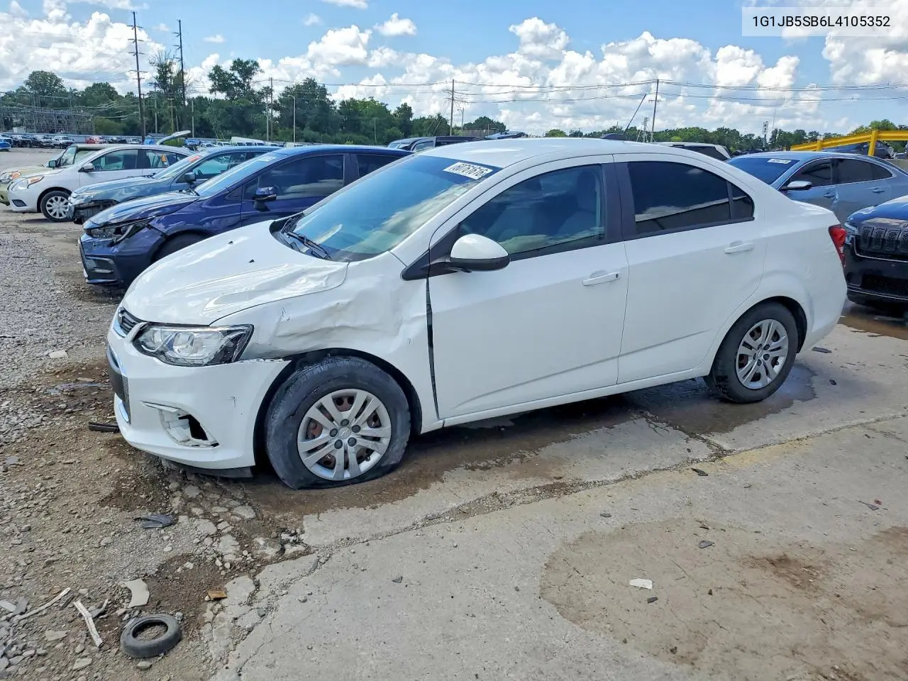 2020 Chevrolet Sonic Ls VIN: 1G1JB5SB6L4105352 Lot: 60761616