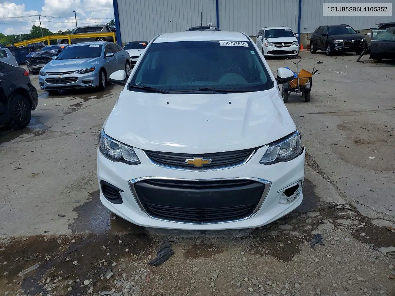 2020 Chevrolet Sonic Ls VIN: 1G1JB5SB6L4105352 Lot: 60761616