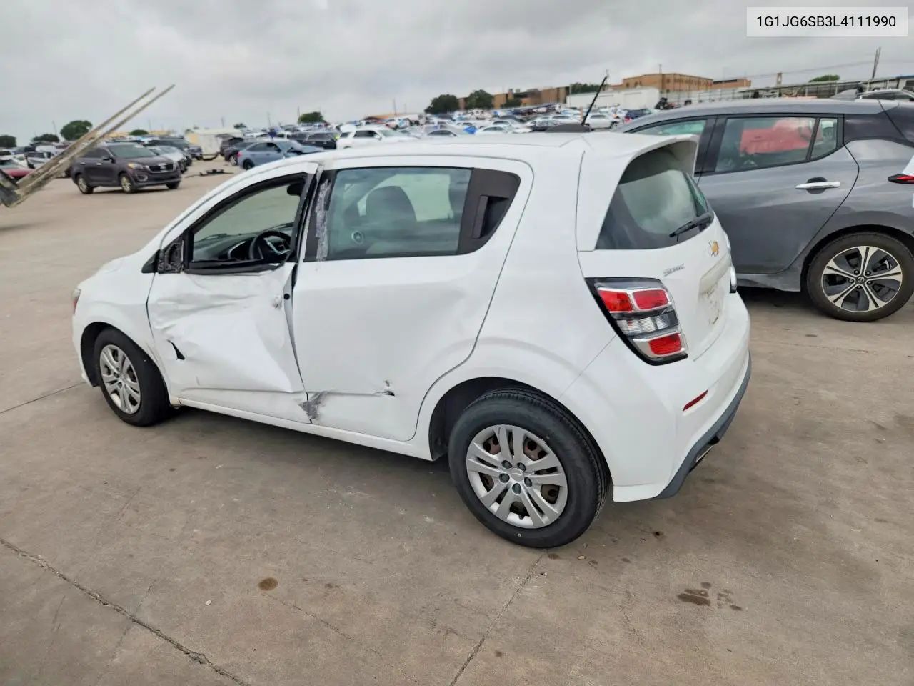 2020 Chevrolet Sonic VIN: 1G1JG6SB3L4111990 Lot: 61130366