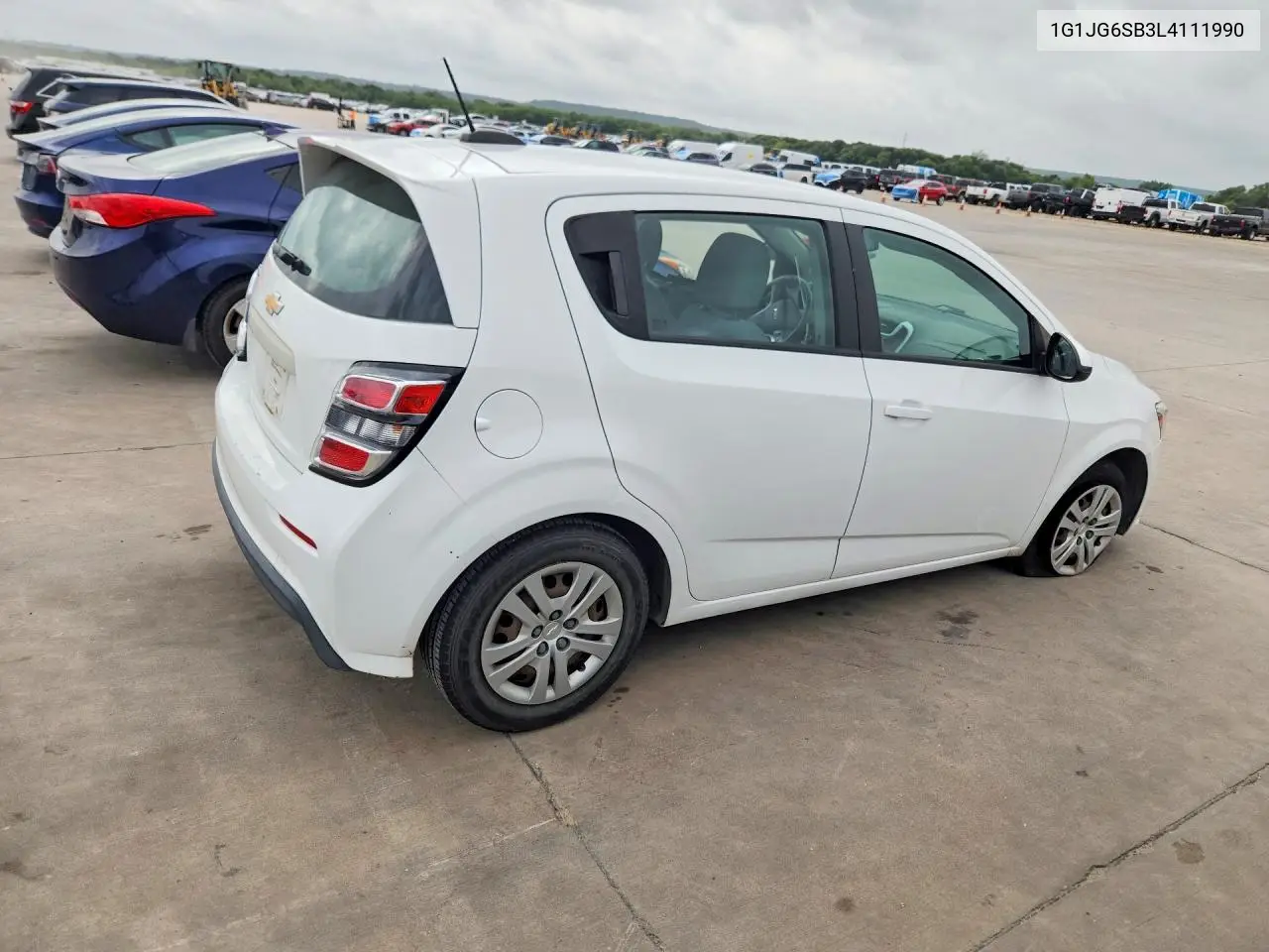 2020 Chevrolet Sonic VIN: 1G1JG6SB3L4111990 Lot: 61130366