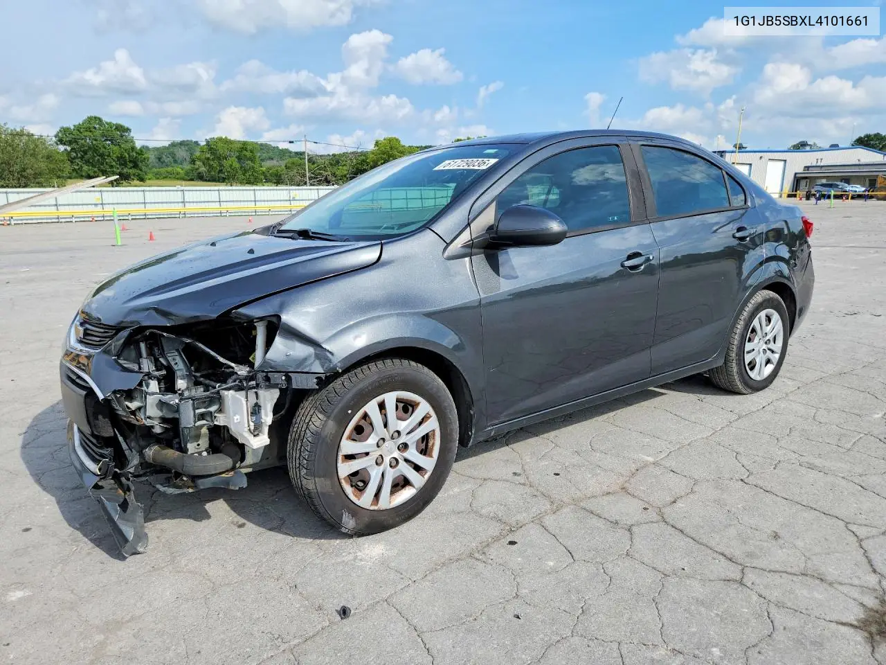 2020 Chevrolet Sonic Ls VIN: 1G1JB5SBXL4101661 Lot: 61729036