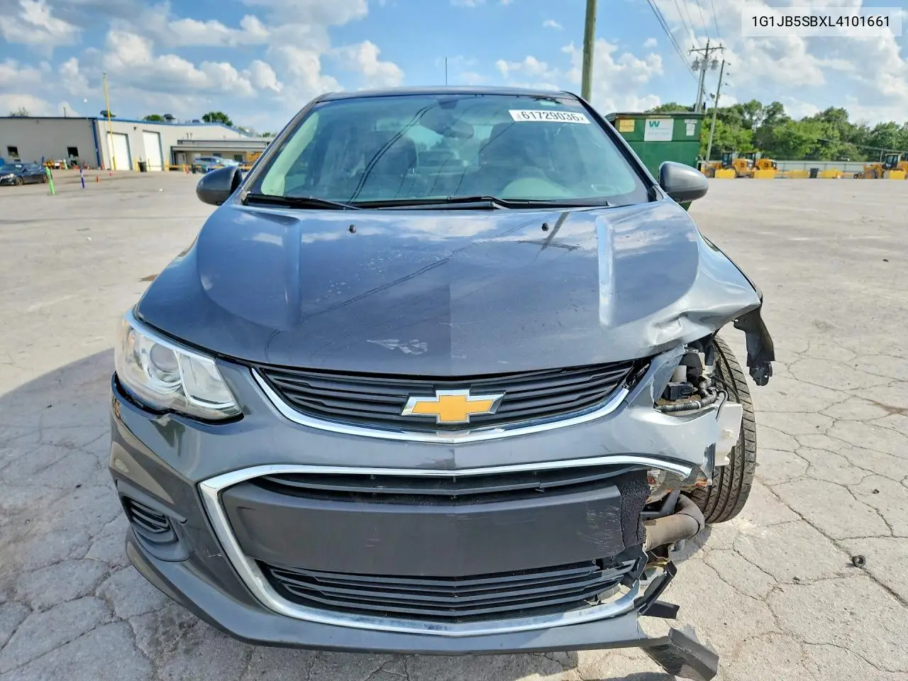 2020 Chevrolet Sonic Ls VIN: 1G1JB5SBXL4101661 Lot: 61729036