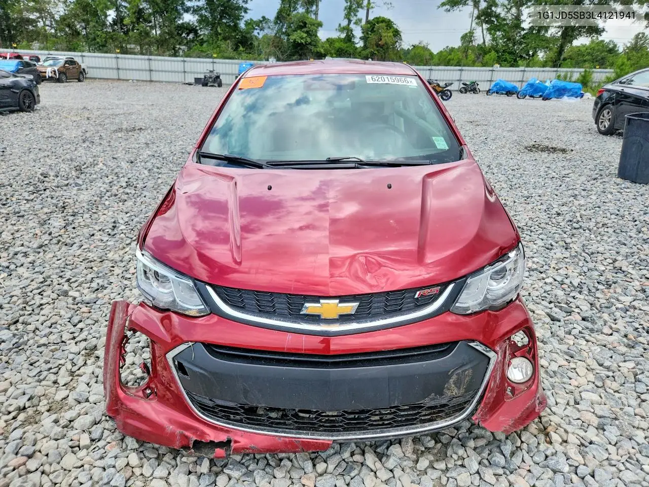 2020 Chevrolet Sonic Lt VIN: 1G1JD5SB3L4121941 Lot: 62015966