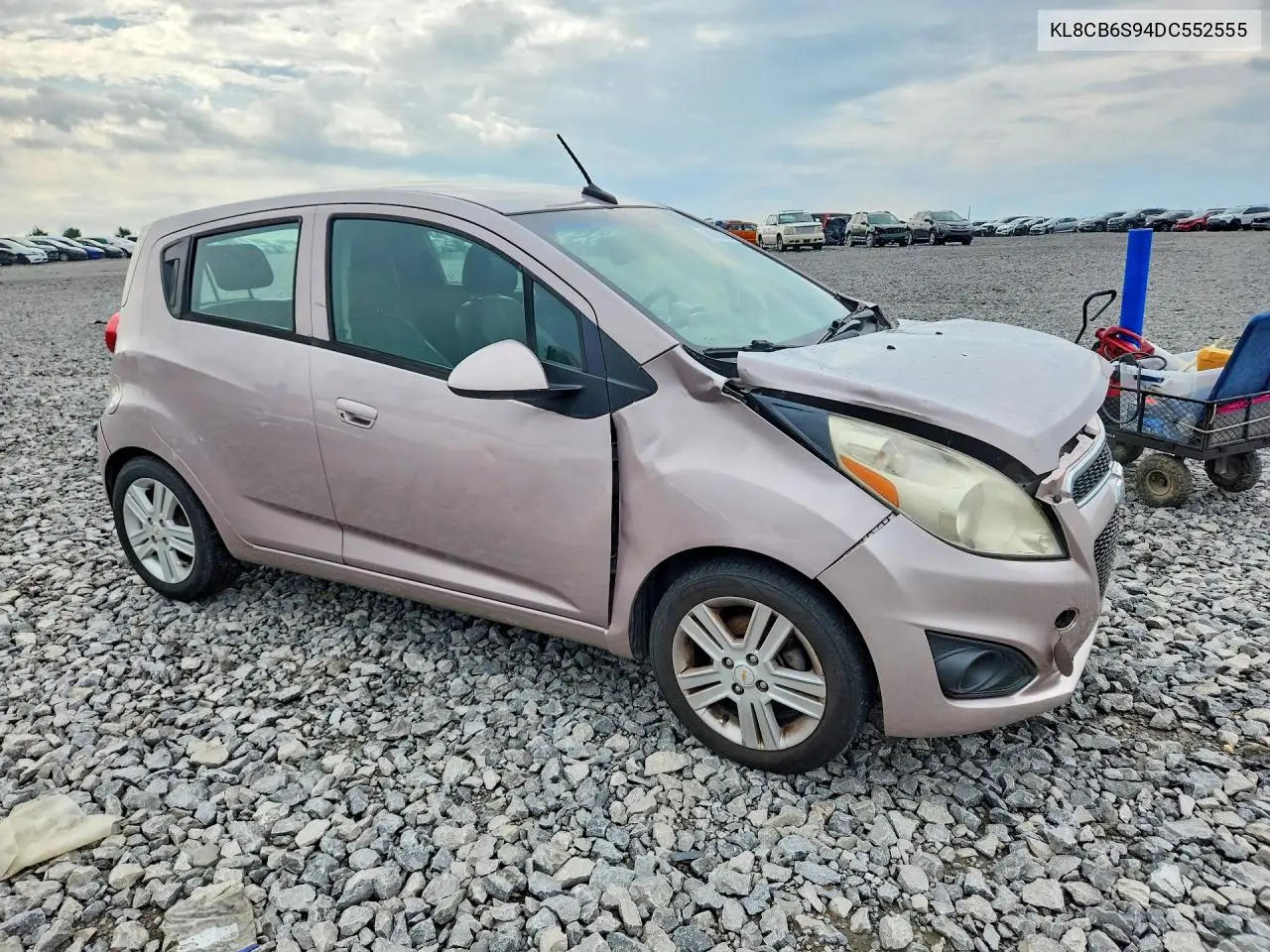 2013 Chevrolet Spark VIN: KL8CB6S94DC552555 Lot: 60005386